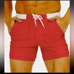 NWOT  MAGNIVIT Men's Swimwear Solid Long Board Surf Shorts SIZE 36